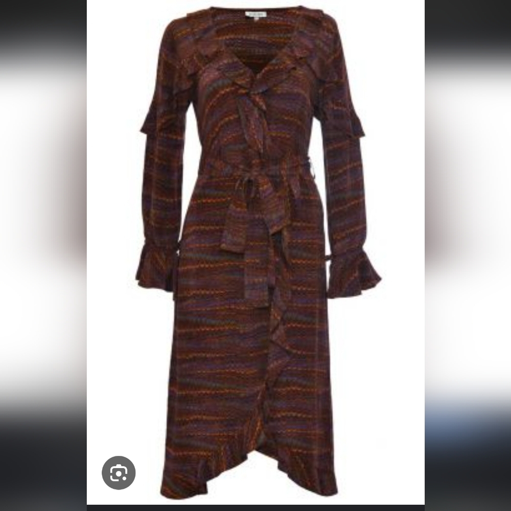D'Ascoli Niniane Elegant Ruffle Dress Size XS Nwt